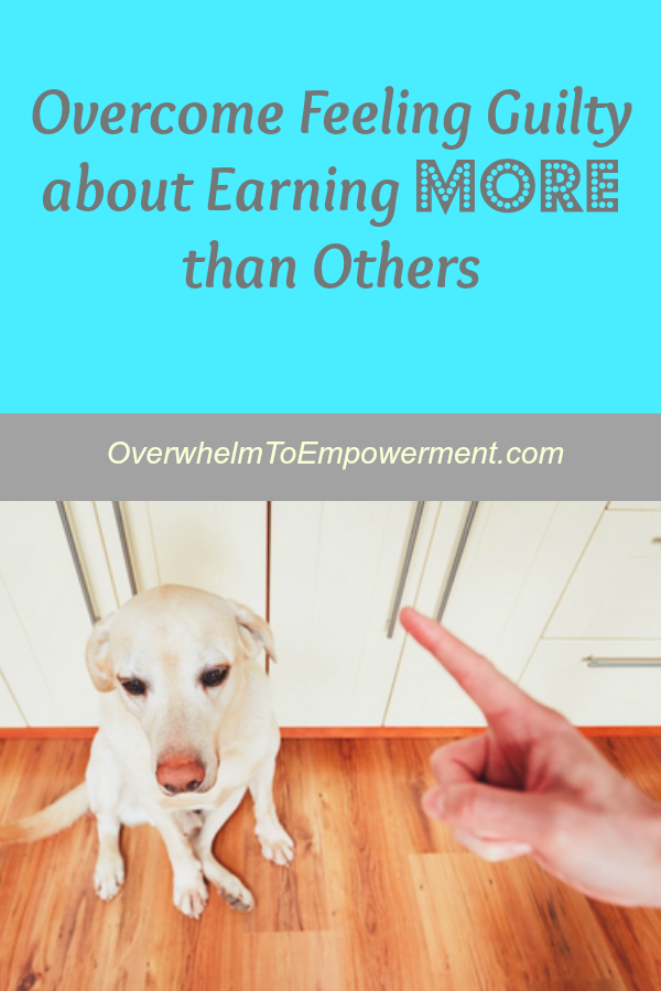 EFT Tapping for feeling guilty about earning more than others